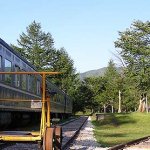 狩勝高原のエコトロッコ