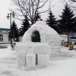 明日の「新得駅前冬まつり」に向けて