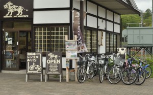 ニセコ駅のレンターサイクル