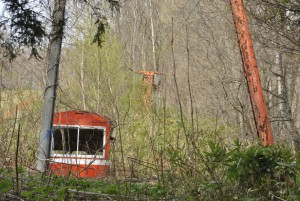 新得山ロープー塔監視小屋跡