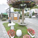 岩手県久慈市街にある昔ながらの手押しポンプ